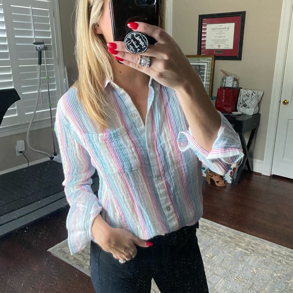 Rails Button Down Top Small